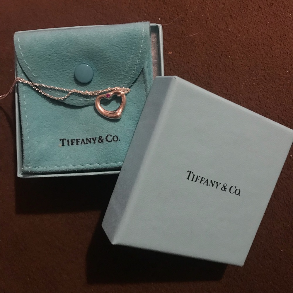 Tiffany & Co. Elsa Peretti Open Heart Pendant - Picture 2 of 7